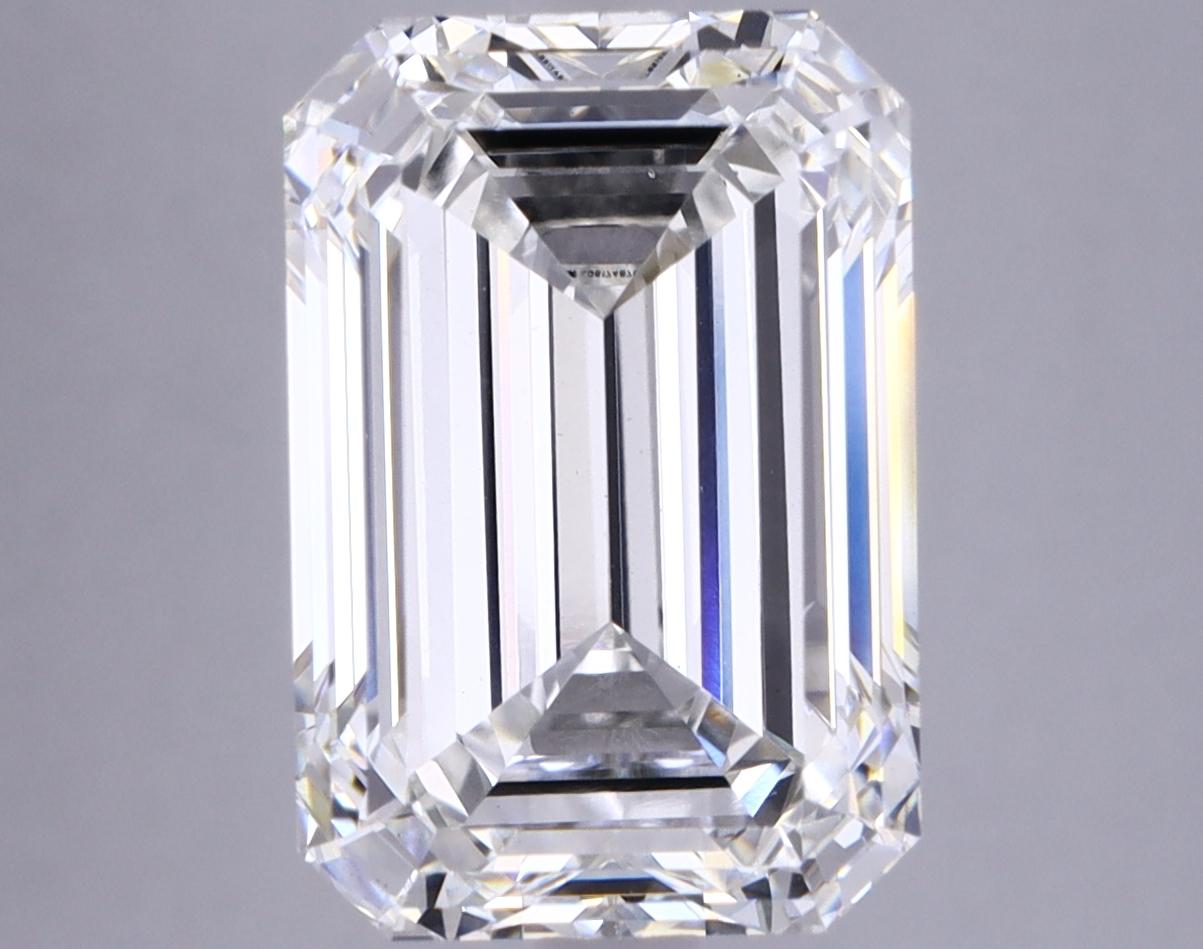 6.29 Carat Emerald Shaped Ideal Cut VS1 IGI Certified Lab Grown Diamond