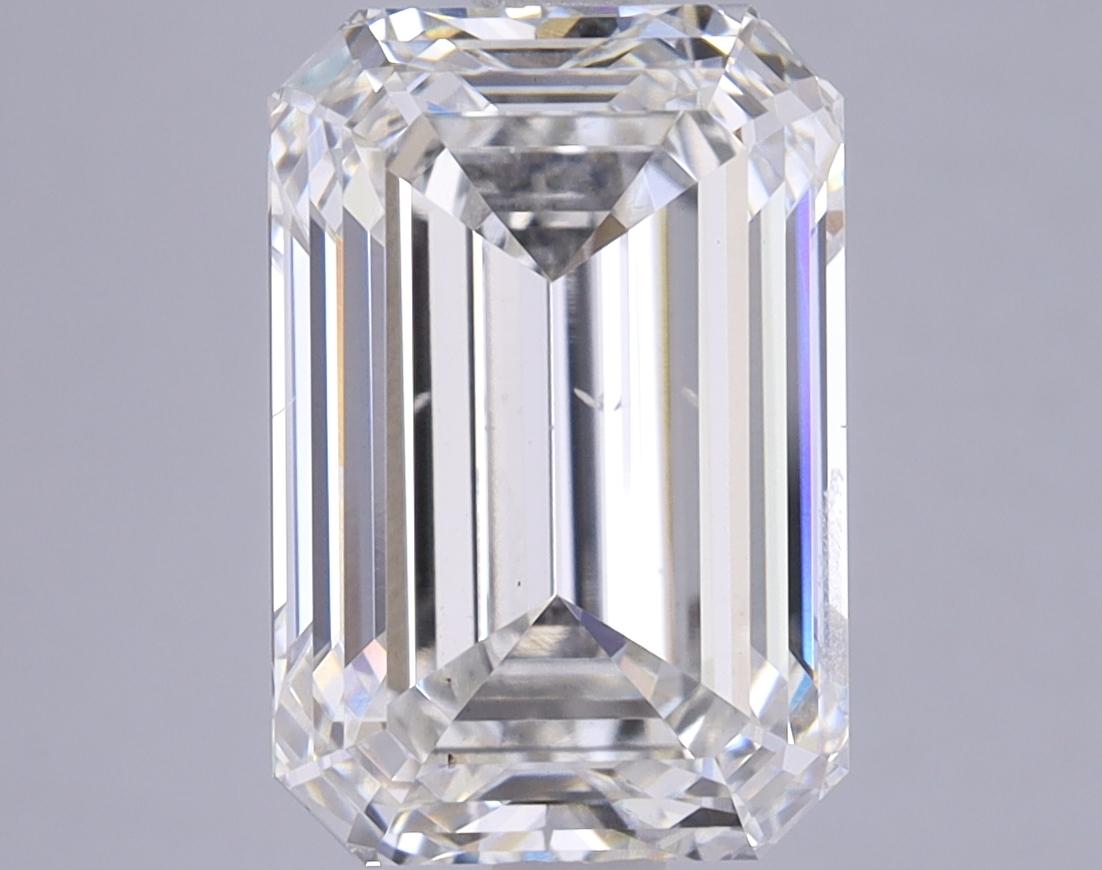 4.68 Carat Emerald Shaped Ideal Cut VS2 IGI Certified Lab Grown Diamond