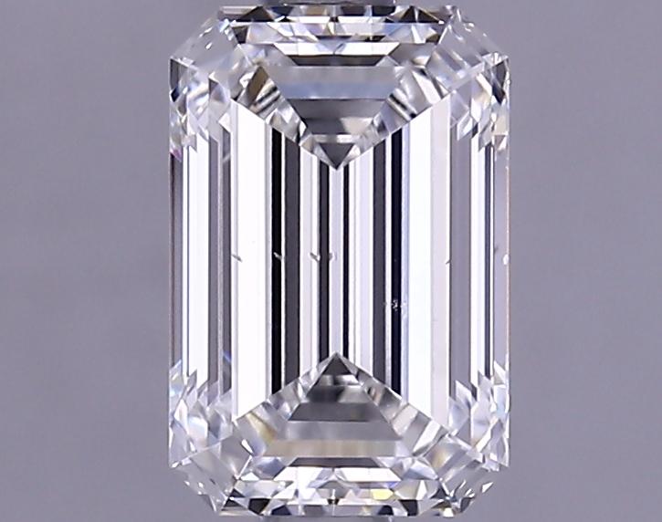 1.34 Carat Emerald Shaped Excellent Cut VS2 IGI Certified Lab Grown Diamond