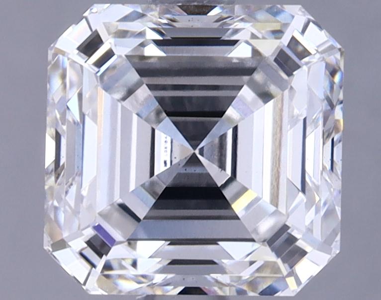 1.83 Carat Asscher Shaped Ideal Cut VS2 IGI Certified Lab Grown Diamond