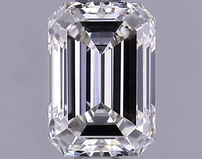 1.13 Carat Emerald Shaped Ideal Cut VVS2 IGI Certified Lab Grown Diamond