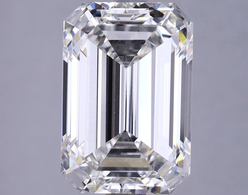 3.84 Carat Emerald Shaped Ideal Cut VS1 IGI Certified Lab Grown Diamond