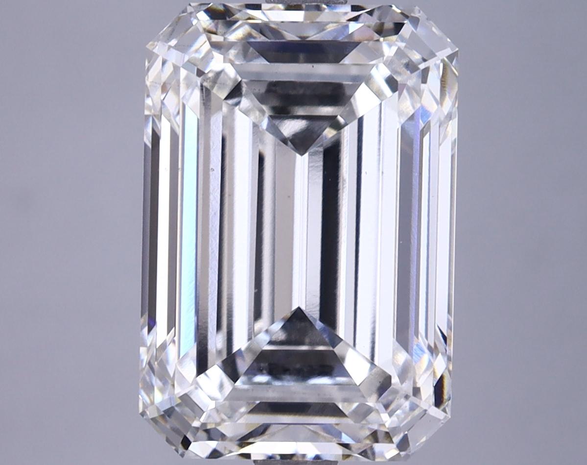 6.43 Carat Emerald Shaped Ideal Cut VS1 IGI Certified Lab Grown Diamond