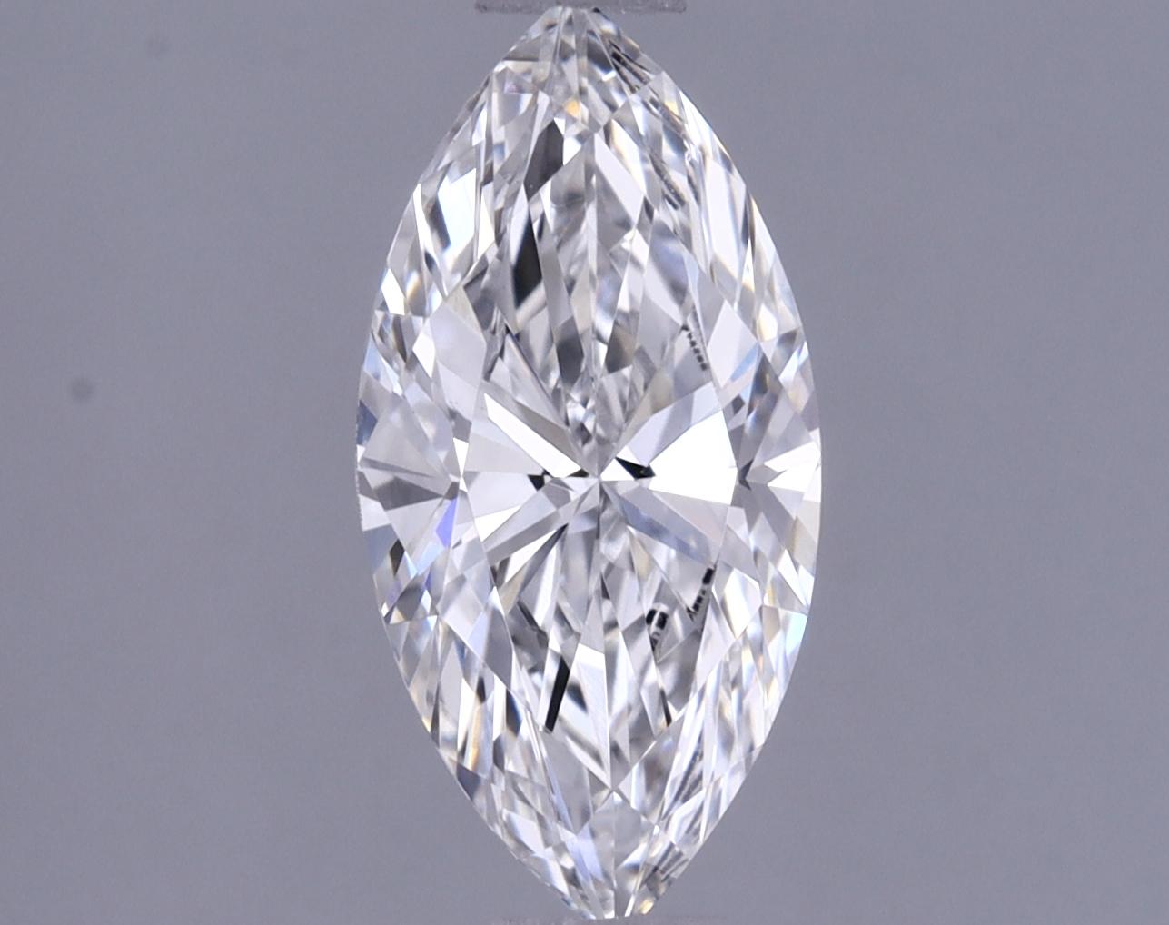 0.79 Carat Marquise Shaped Ideal Cut VVS2 IGI Certified Lab Grown Diamond