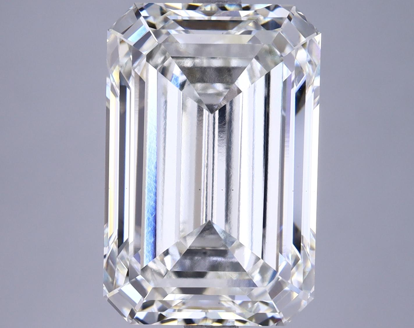 7.12 Carat Emerald Shaped Excellent Cut VS1 IGI Certified Lab Grown Diamond