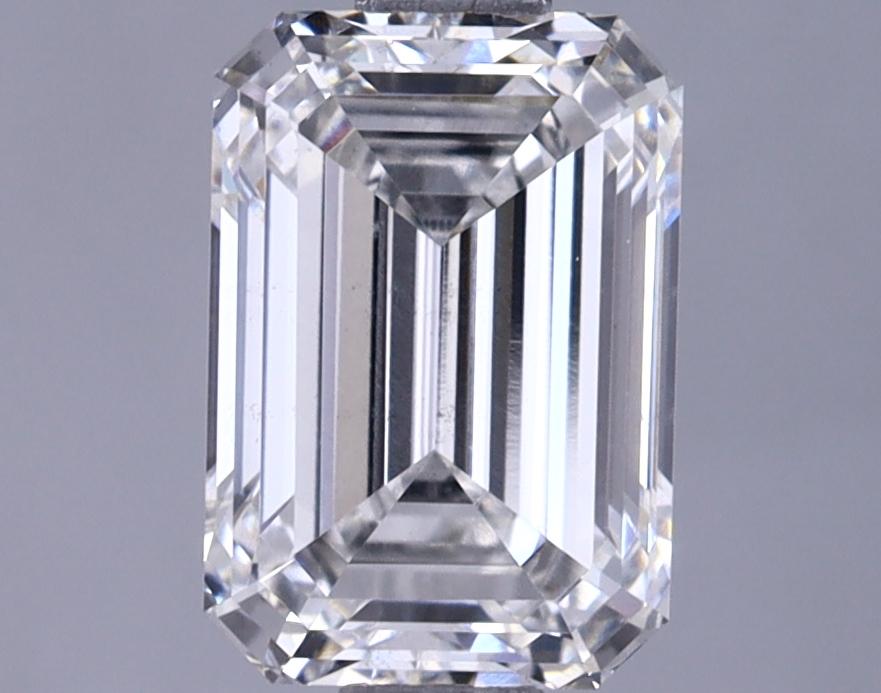 1.43 Carat Emerald Shaped Ideal Cut VS2 IGI Certified Lab Grown Diamond