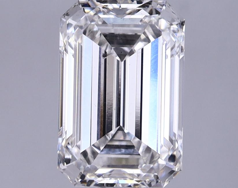 2.03 Carat Emerald Shaped Excellent Cut SI1 IGI Certified Lab Grown Diamond
