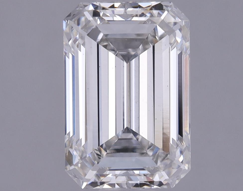 1.38 Carat Emerald Shaped Ideal Cut VS1 IGI Certified Lab Grown Diamond