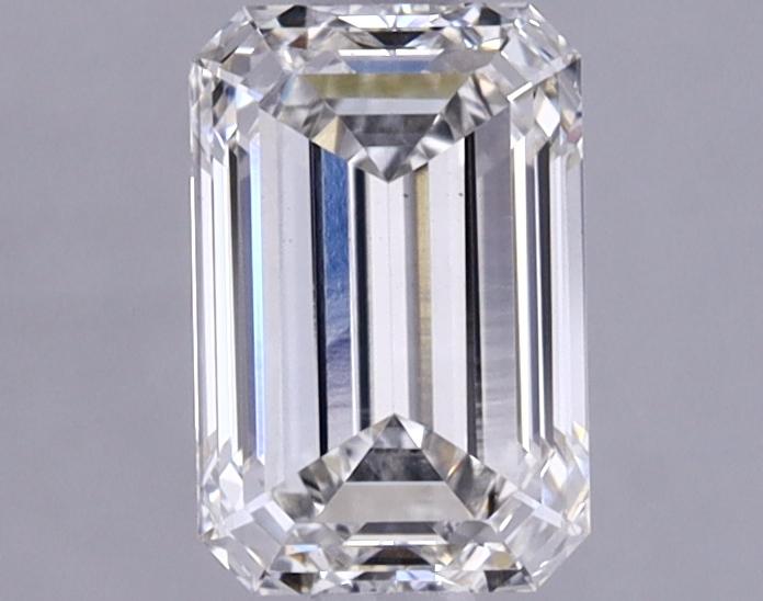 1.22 Carat Emerald Shaped Excellent Cut VVS2 IGI Certified Lab Grown Diamond