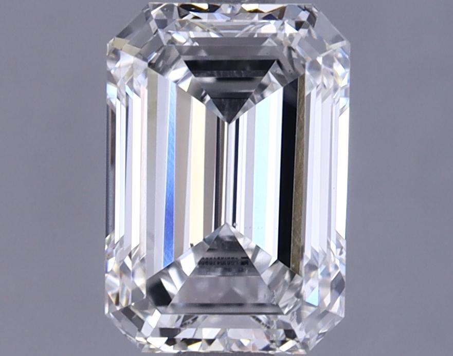 1.46 Carat Emerald Shaped Ideal Cut VS2 IGI Certified Lab Grown Diamond