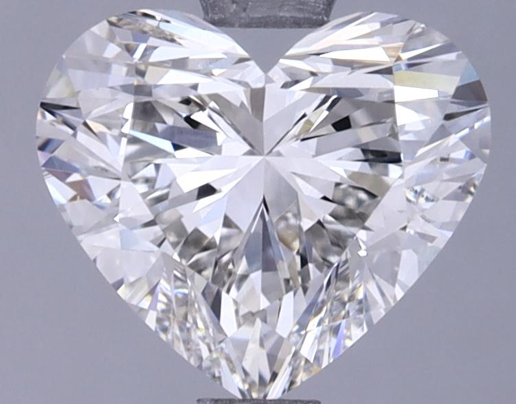 1.49 Carat Heart Shaped Ideal Cut VS1 IGI Certified Lab Grown Diamond