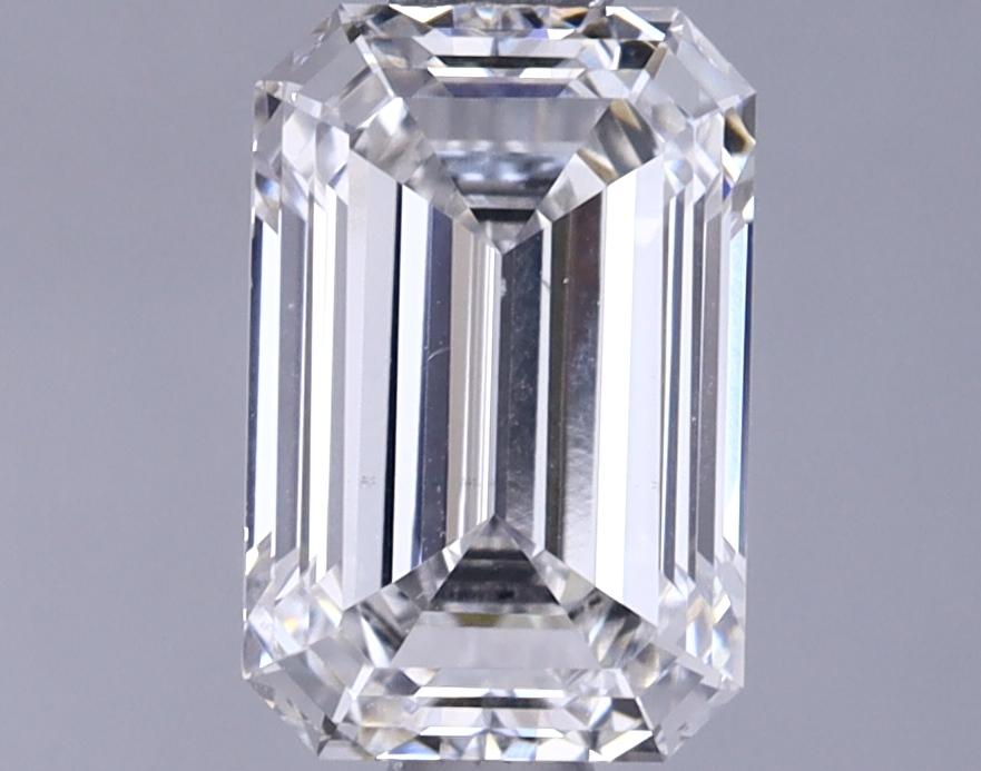 1.35 Carat Emerald Shaped Excellent Cut VS2 IGI Certified Lab Grown Diamond