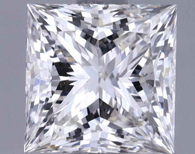 1.09 Carat Princess Shaped Ideal Cut VVS2 IGI Certified Lab Grown Diamond