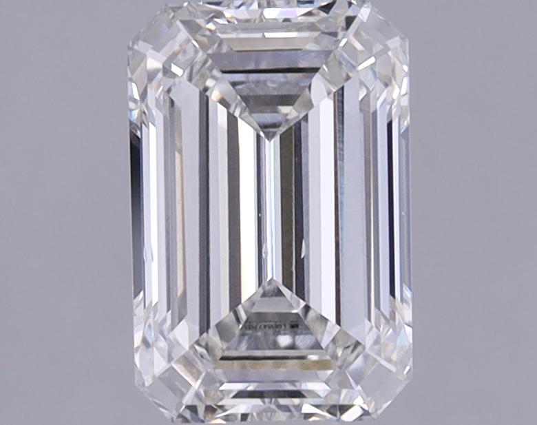 1.43 Carat Emerald Shaped Excellent Cut VS2 IGI Certified Lab Grown Diamond