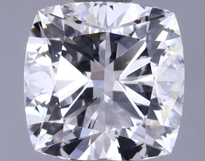 1.35 Carat Cushion Shaped Ideal Cut VVS2 IGI Certified Lab Grown Diamond