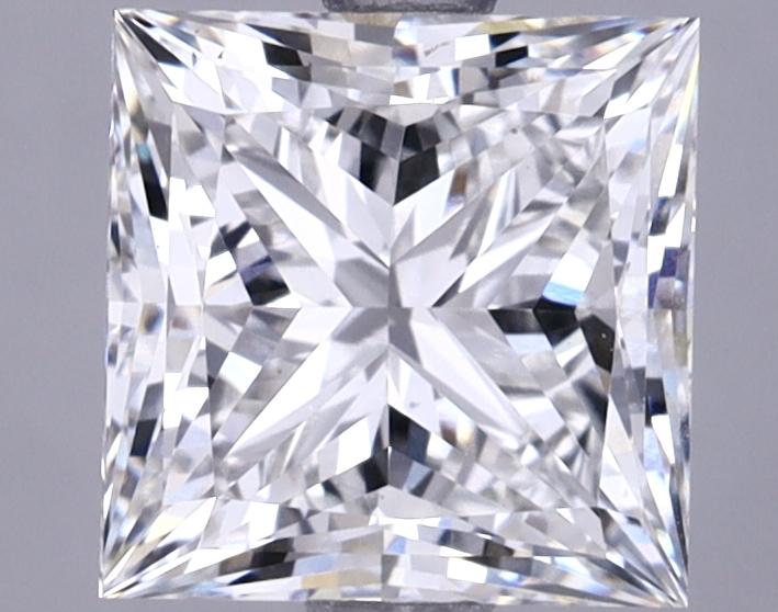 2.45 Carat Princess Shaped Ideal Cut VS1 IGI Certified Lab Grown Diamond