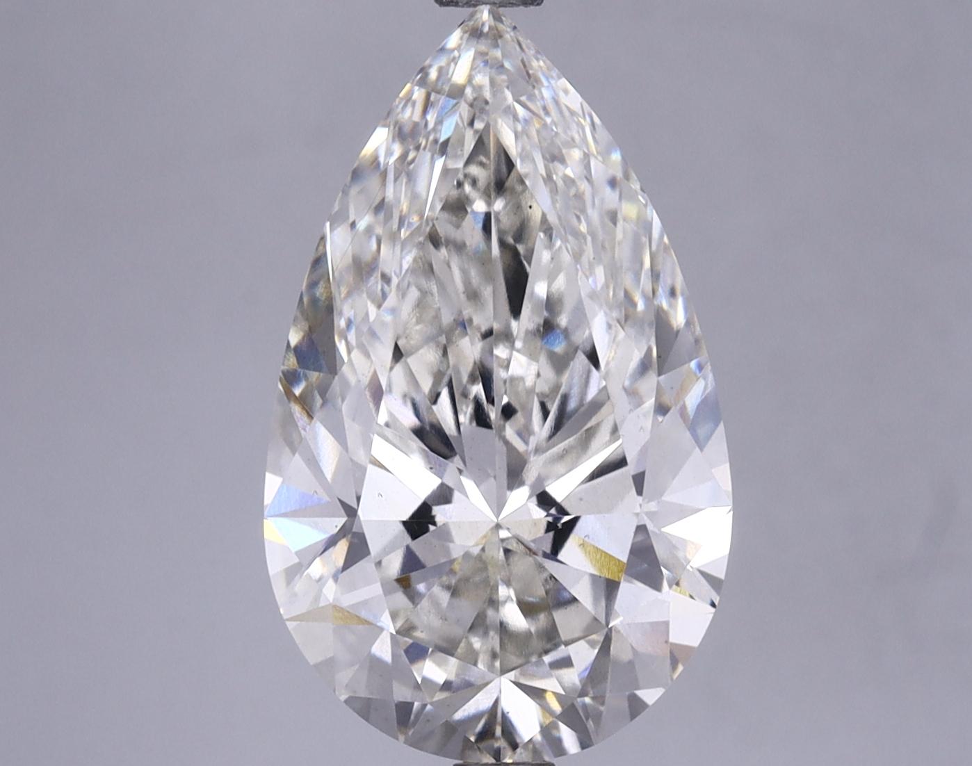 4.66 Carat Pear Shaped Ideal Cut VS1 IGI Certified Lab Grown Diamond