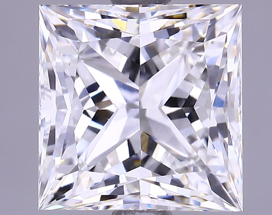 2.42 Carat Princess Shaped Ideal Cut VS1 IGI Certified Lab Grown Diamond
