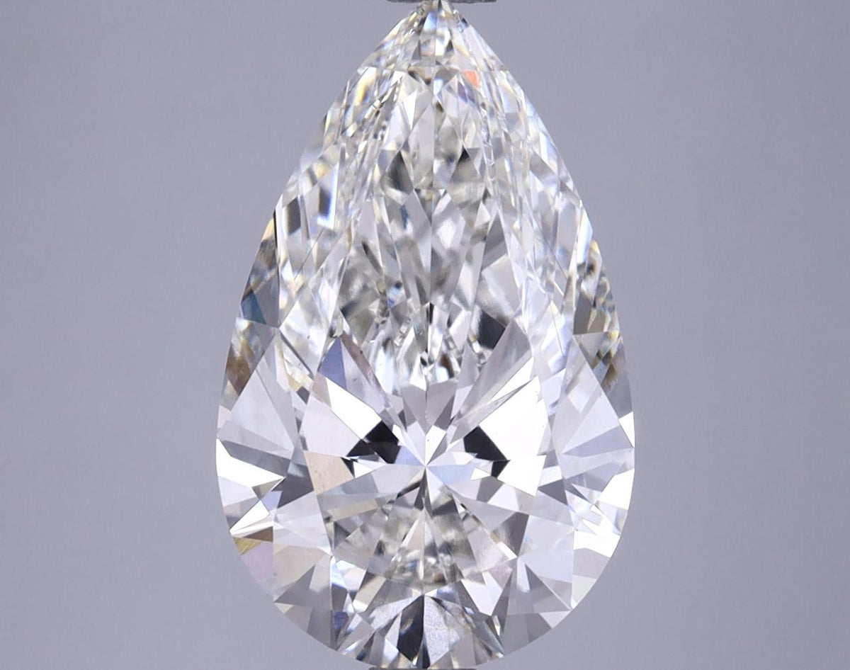 3.56 Carat Pear Shaped Ideal Cut VS1 IGI Certified Lab Grown Diamond
