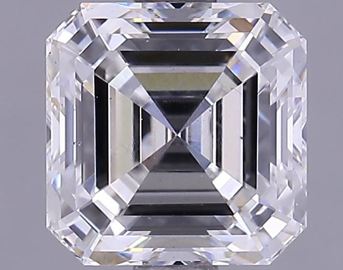 1.68 Carat Asscher Shaped Ideal Cut VS2 IGI Certified Lab Grown Diamond