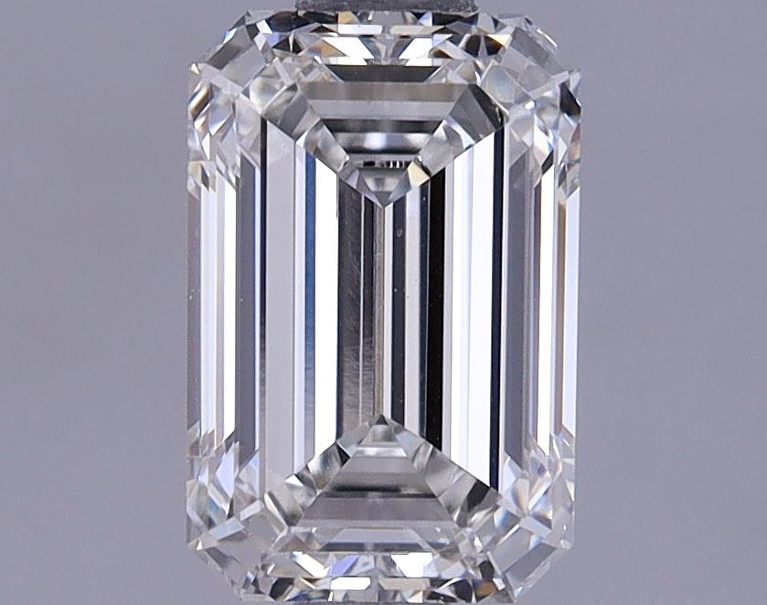 1.39 Carat Emerald Shaped Excellent Cut VVS2 IGI Certified Lab Grown Diamond