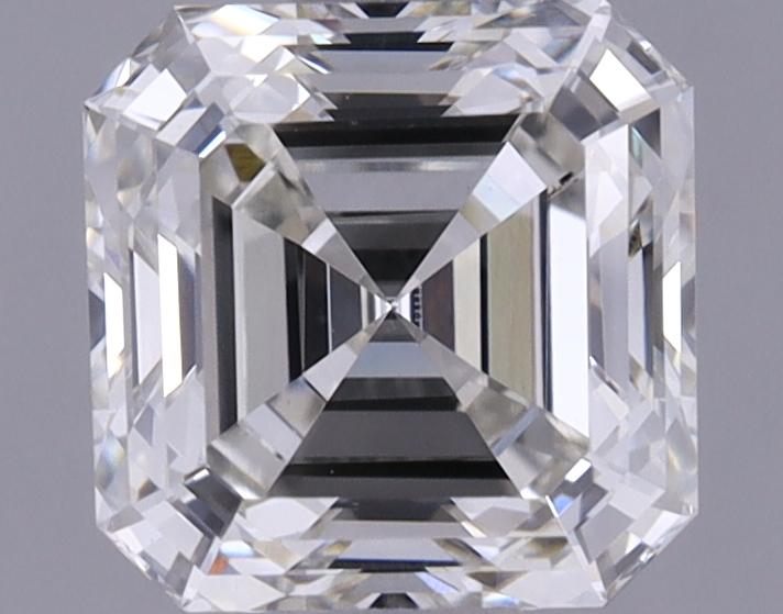 1.08 Carat Asscher Shaped Ideal Cut VVS2 IGI Certified Lab Grown Diamond