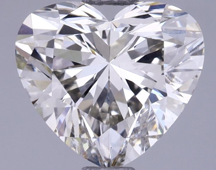 1.45 Carat Heart Shaped Ideal Cut VS1 IGI Certified Lab Grown Diamond