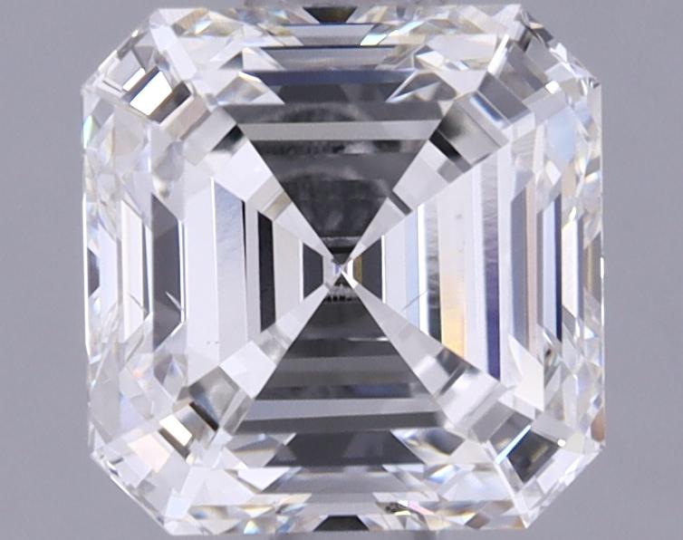 1.37 Carat Asscher Shaped Ideal Cut VS2 IGI Certified Lab Grown Diamond