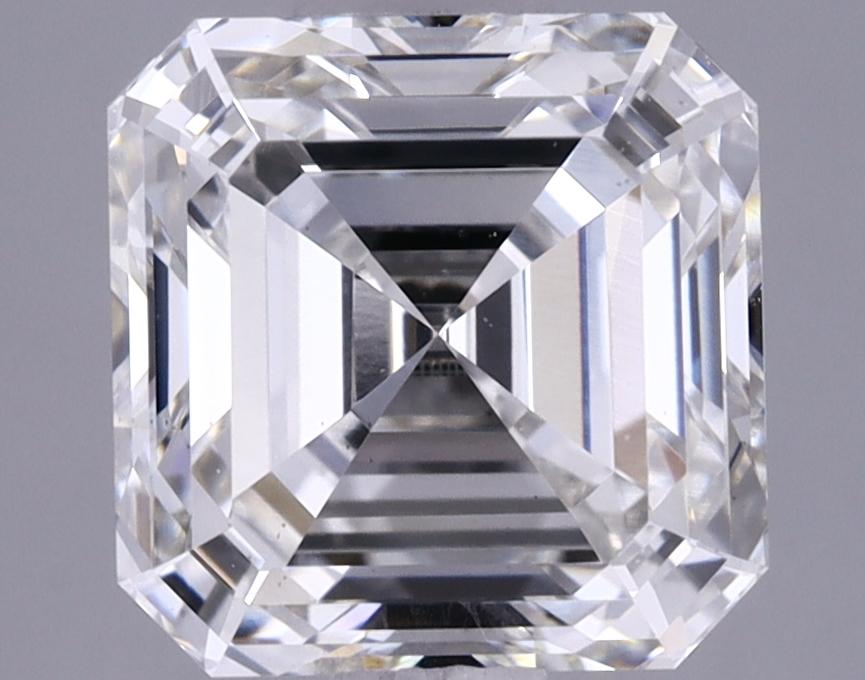 1.65 Carat Asscher Shaped Ideal Cut VS1 IGI Certified Lab Grown Diamond