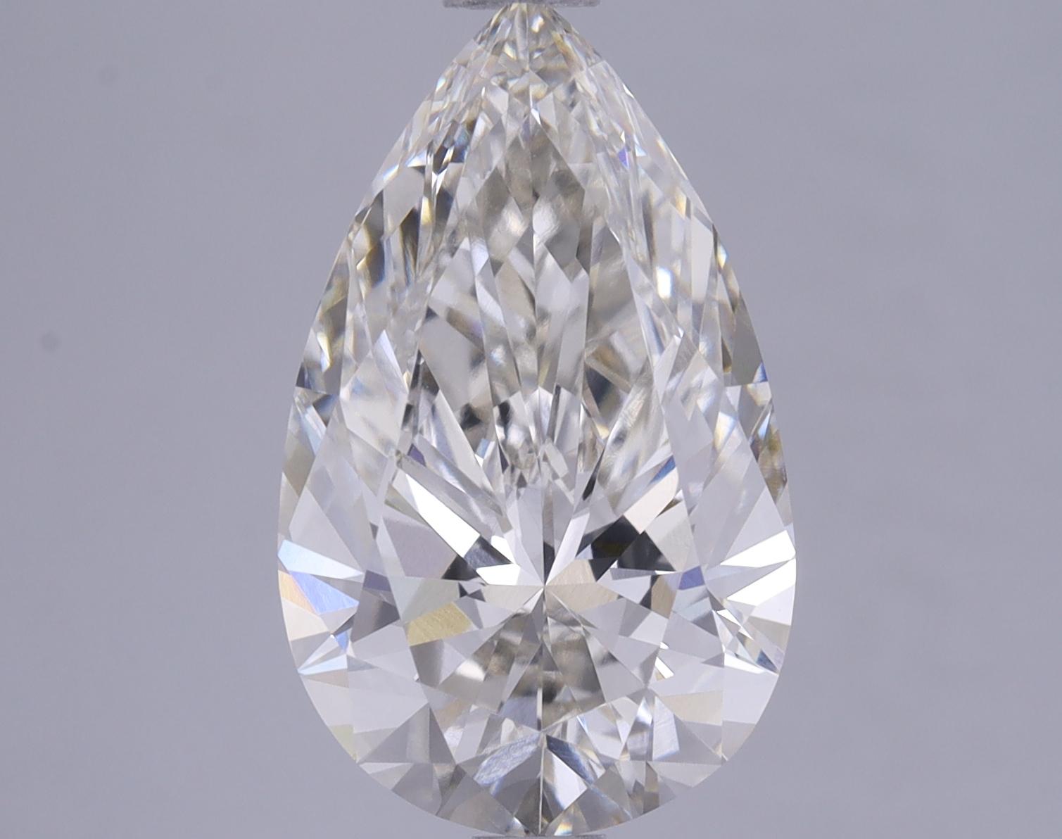 2.79 Carat Pear Shaped Ideal Cut VVS2 IGI Certified Lab Grown Diamond