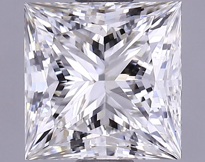 1.12 Carat Princess Shaped Ideal Cut VVS2 IGI Certified Lab Grown Diamond