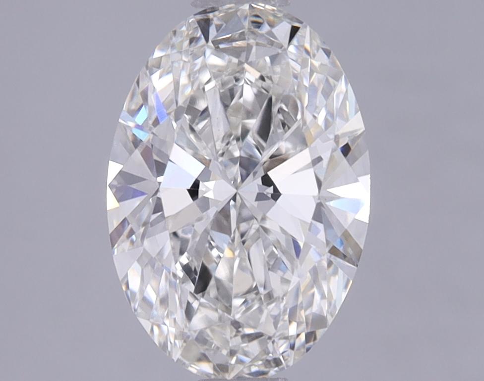 1.35 Carat Oval Shaped Ideal Cut VVS2 IGI Certified Lab Grown Diamond
