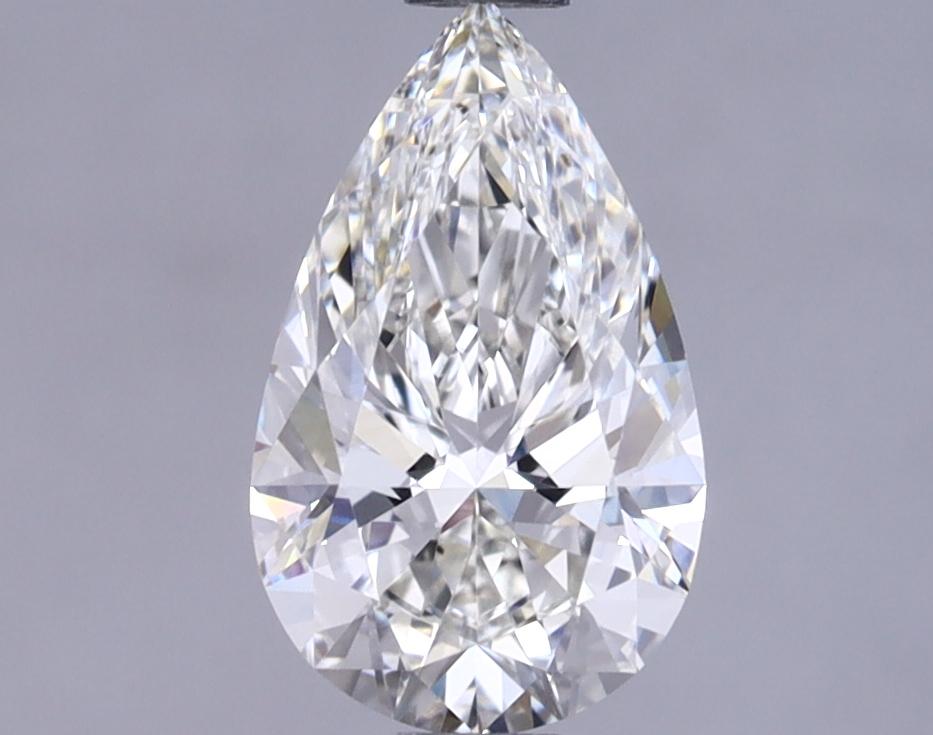 1.08 Carat Pear Shaped Ideal Cut VVS2 IGI Certified Lab Grown Diamond