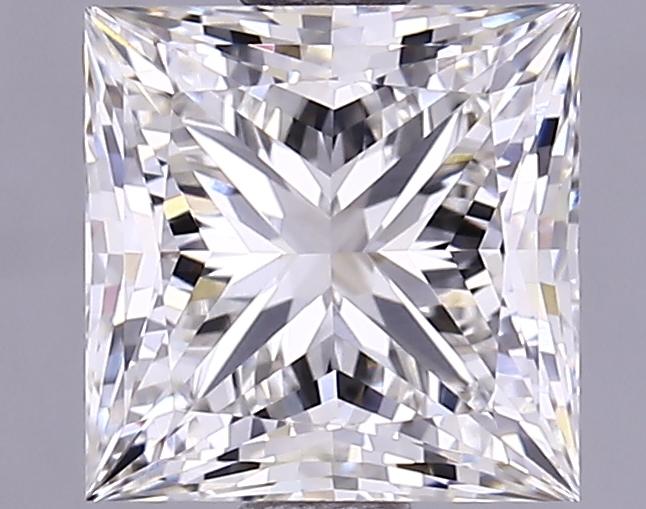 1.47 Carat Princess Shaped Ideal Cut VVS2 IGI Certified Lab Grown Diamond