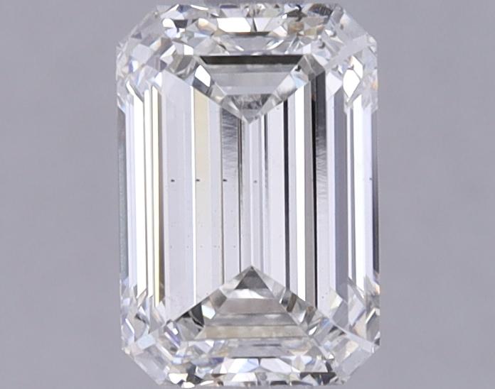 1.22 Carat Emerald Shaped Ideal Cut VS2 IGI Certified Lab Grown Diamond
