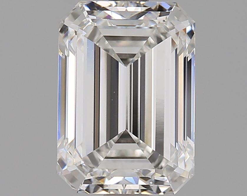 2.01 Carat Emerald Shaped Very Good Cut VVS2 GIA Certified Lab Grown Diamond