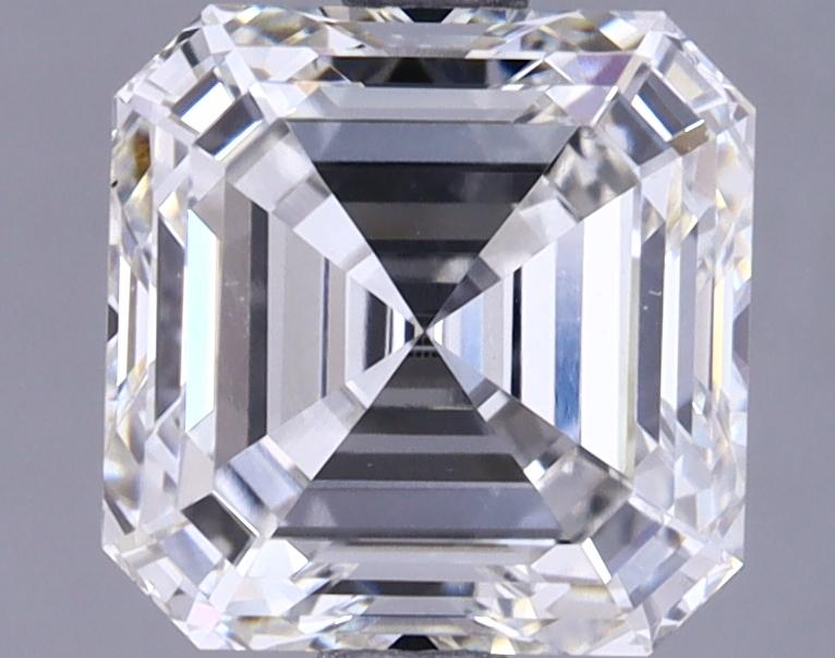 2.46 Carat Asscher Shaped Excellent Cut VS1 IGI Certified Lab Grown Diamond