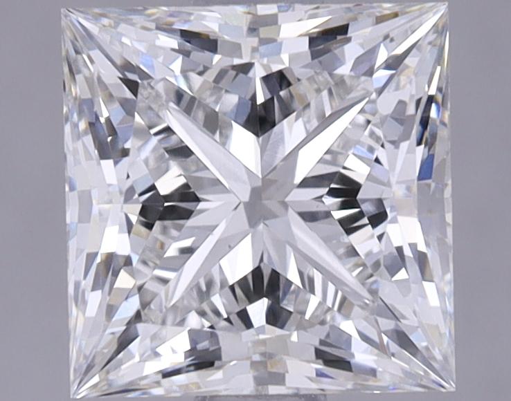 1.45 Carat Princess Shaped Ideal Cut VS1 IGI Certified Lab Grown Diamond