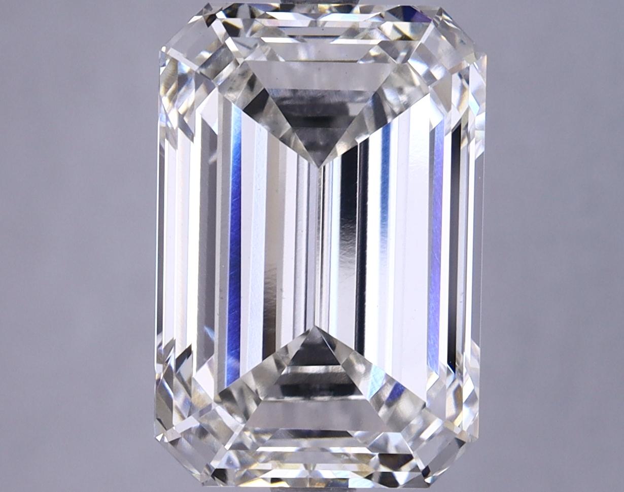 6.76 Carat Emerald Shaped Ideal Cut VS1 IGI Certified Lab Grown Diamond