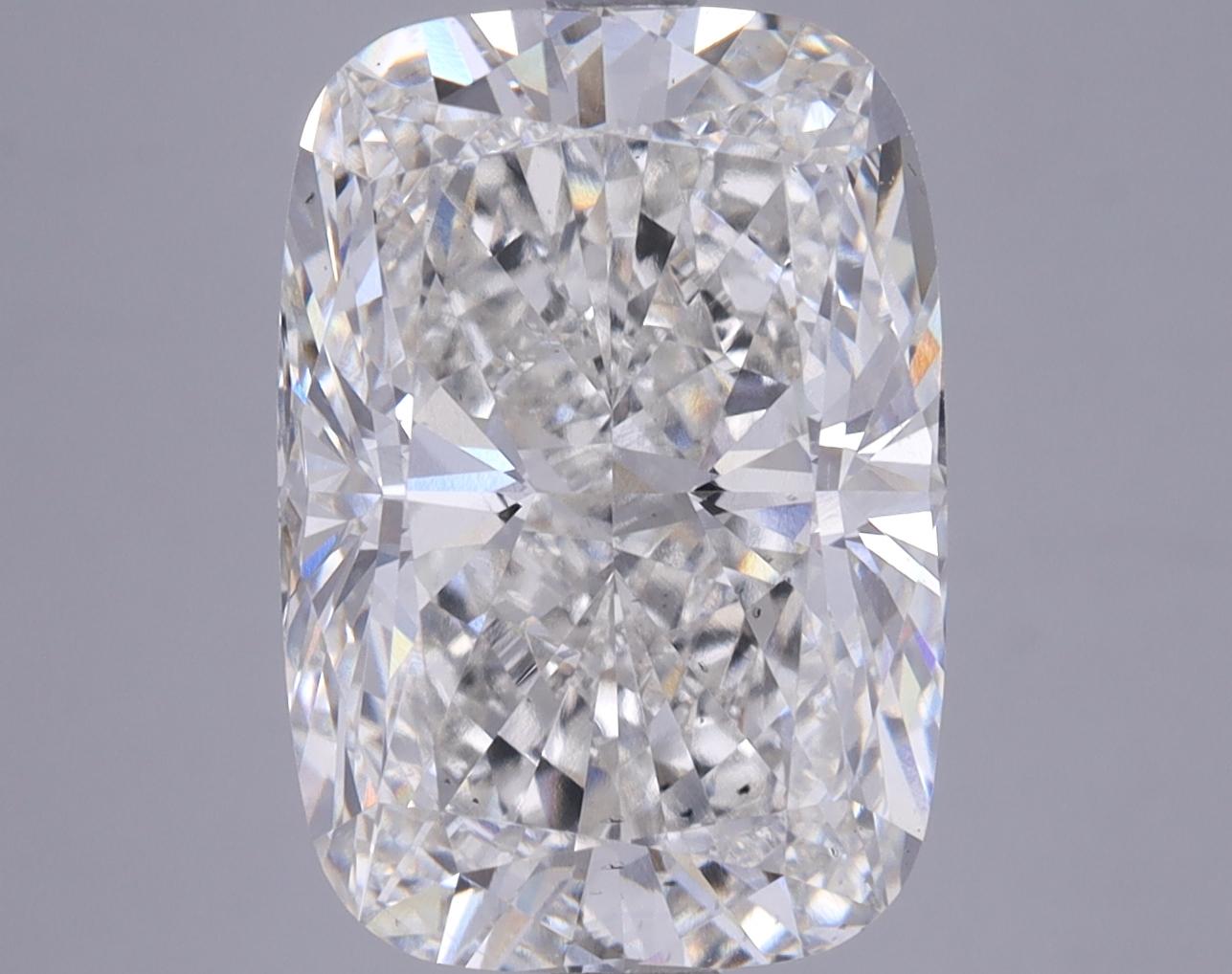 6.46 Carat Elongated Cushion Shaped Excellent Cut VS2 IGI Certified Lab Grown Diamond