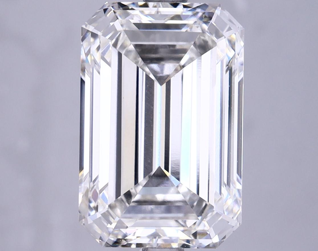 4.65 Carat Emerald Shaped Excellent Cut VVS2 IGI Certified Lab Grown Diamond