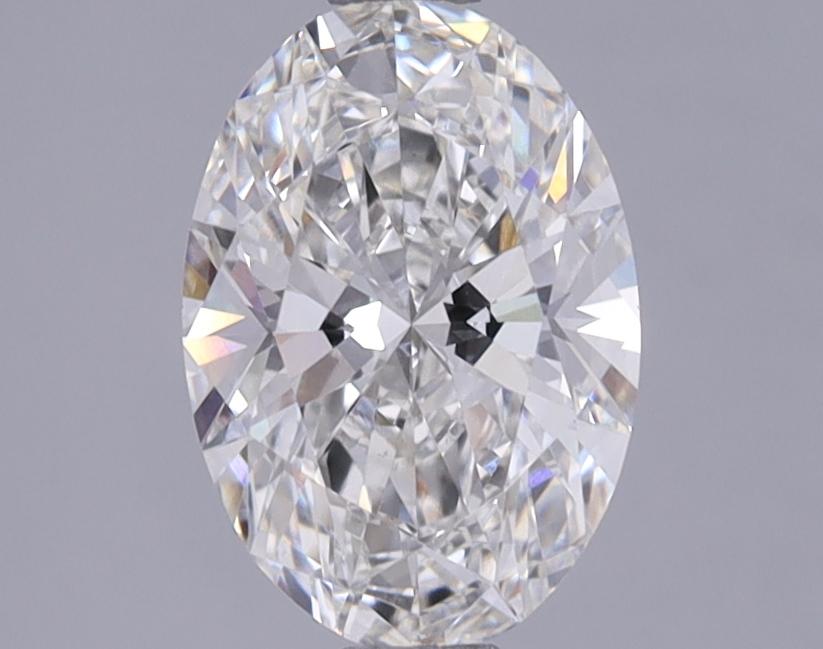 1.35 Carat Oval Shaped Ideal Cut VVS2 IGI Certified Lab Grown Diamond