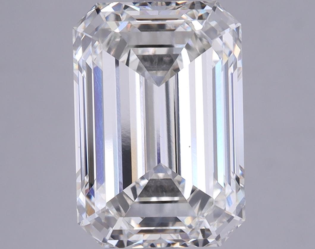 4.68 Carat Emerald Shaped Ideal Cut VS1 IGI Certified Lab Grown Diamond