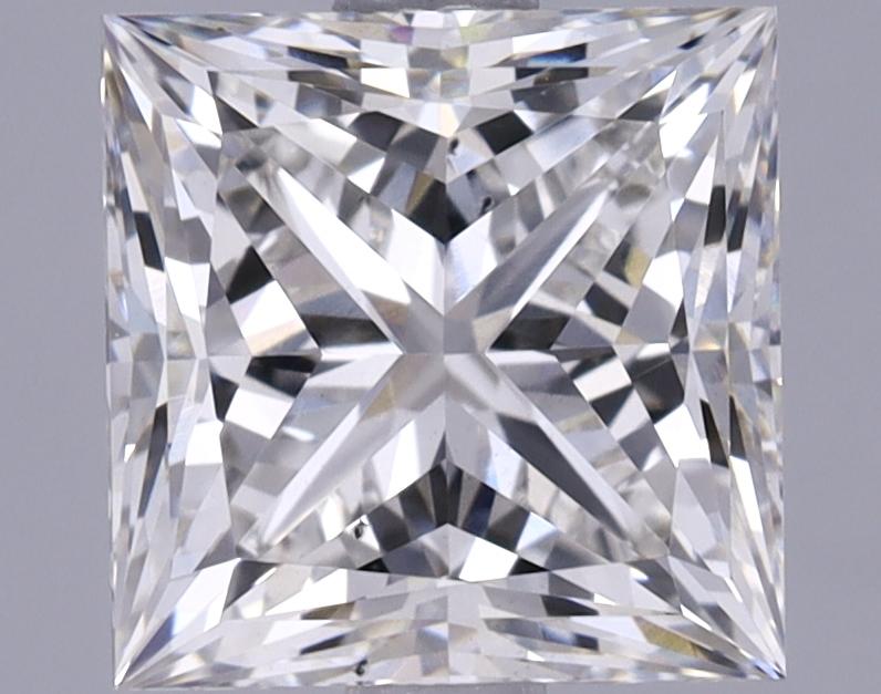 2.37 Carat Princess Shaped Ideal Cut VS2 IGI Certified Lab Grown Diamond