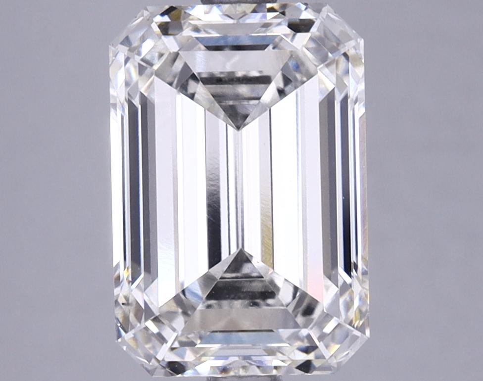 3.46 Carat Emerald Shaped Ideal Cut VS1 IGI Certified Lab Grown Diamond