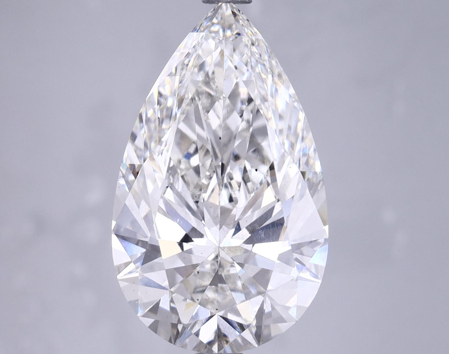 4.95 Carat Pear Shaped Ideal Cut VS2 IGI Certified Lab Grown Diamond