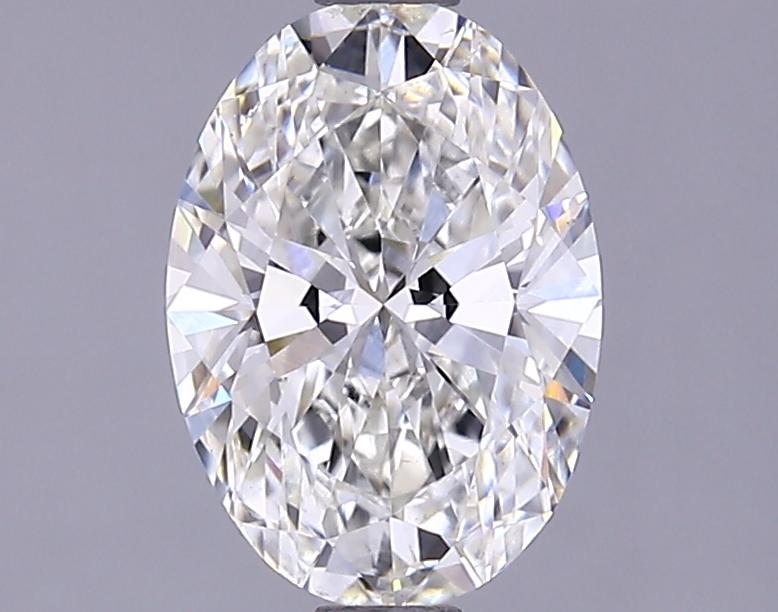 1.37 Carat Oval Shaped Ideal Cut VVS2 IGI Certified Lab Grown Diamond