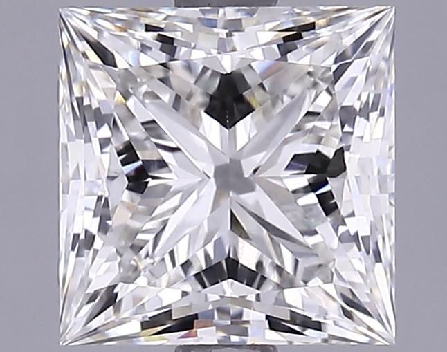 2.14 Carat Princess Shaped Ideal Cut VVS1 IGI Certified Lab Grown Diamond