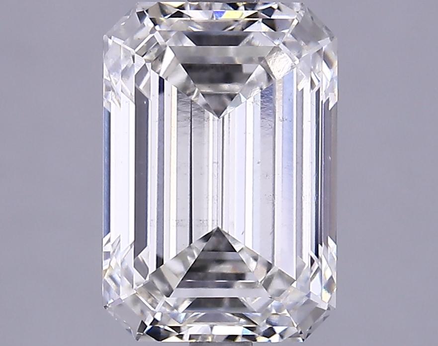 3.08 Carat Emerald Shaped Ideal Cut VS2 IGI Certified Lab Grown Diamond