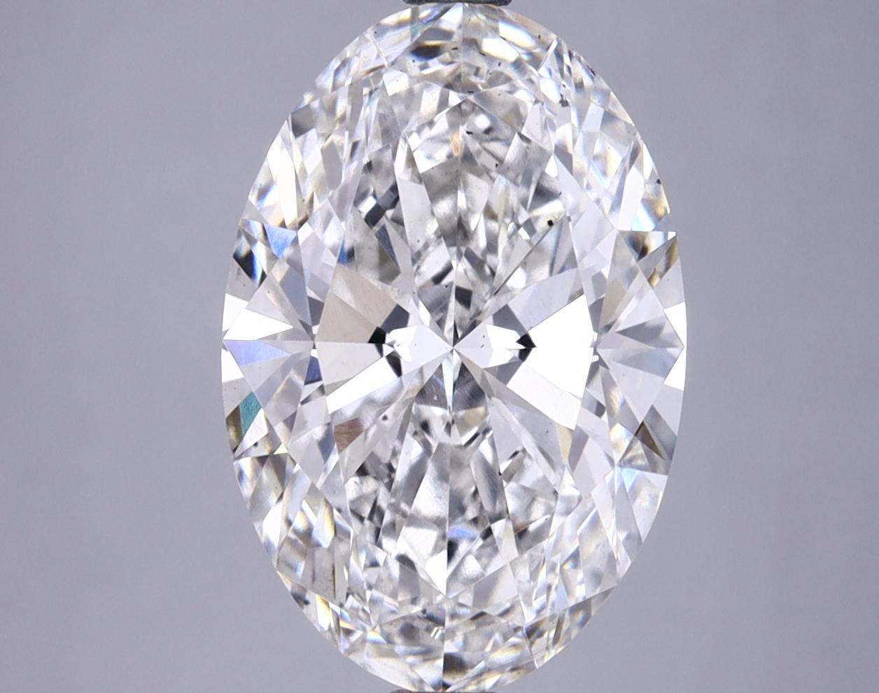 4.14 Carat Oval Shaped Excellent Cut SI1 IGI Certified Lab Grown Diamond